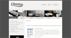 Desktop Screenshot of geosagt.cz