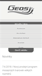 Mobile Screenshot of geosagt.cz