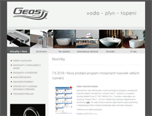Tablet Screenshot of geosagt.cz